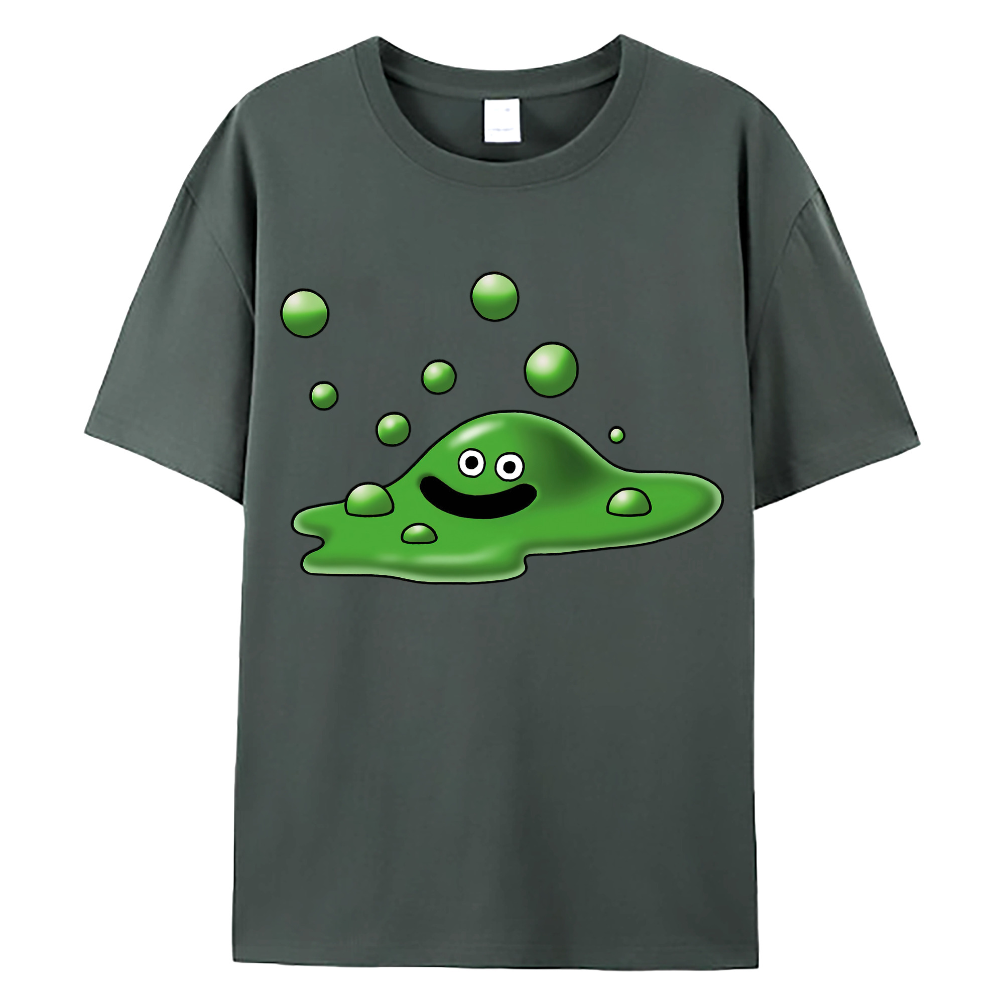（画像用） ドラゴンクエスト Doragon Kuesuto Dragon Quest 綿100％ メンズ半袖Tシャツ｜肌触りやわらか＆通気性